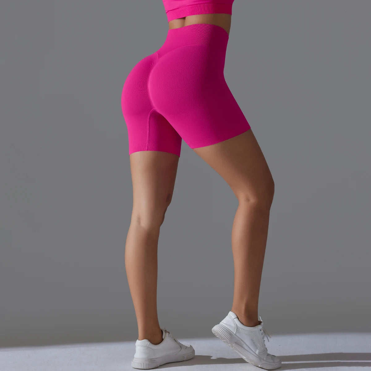 Seamless High-Waist Shorts