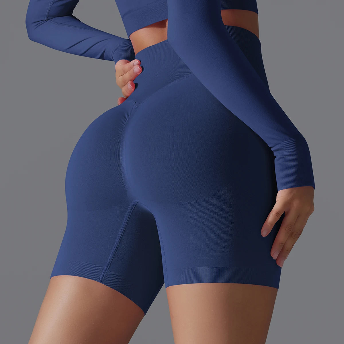 Seamless High-Waist Shorts