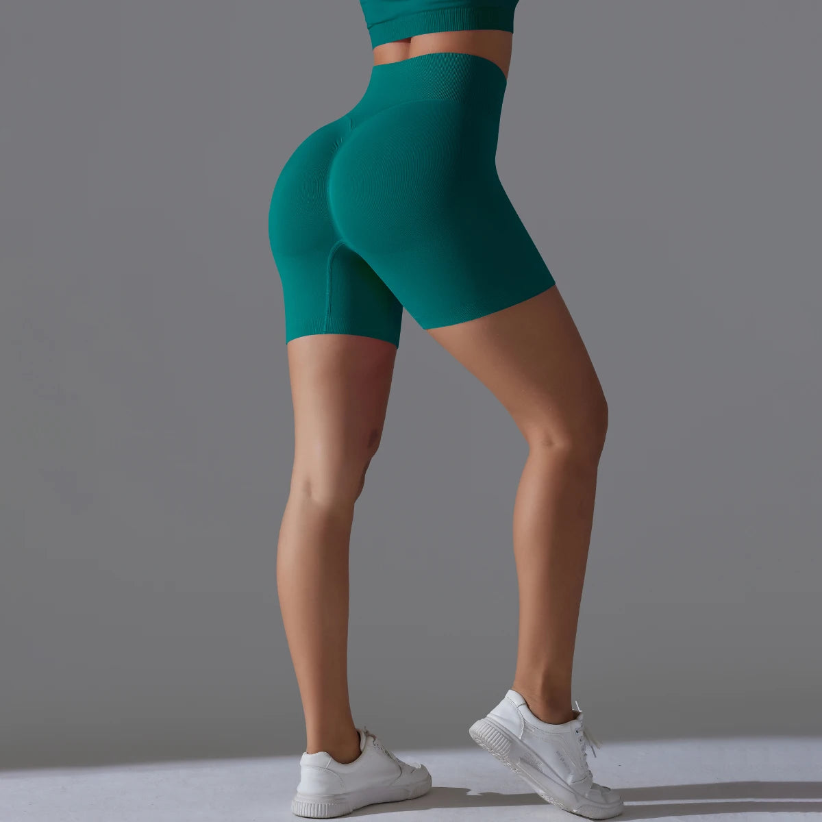 Seamless High-Waist Shorts