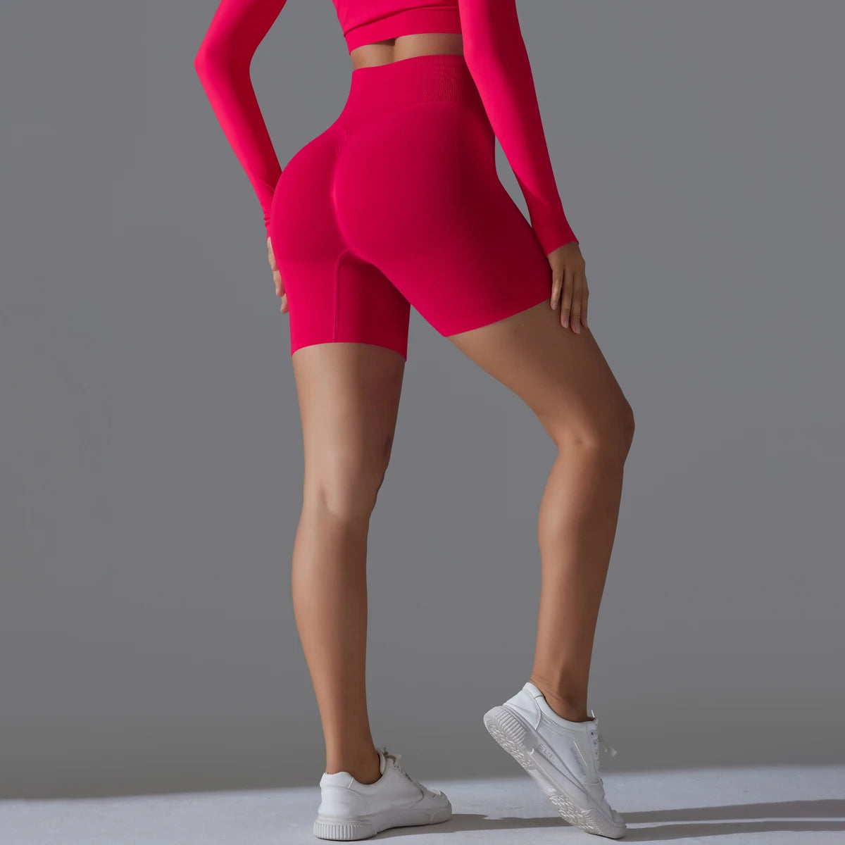 Seamless High-Waist Shorts