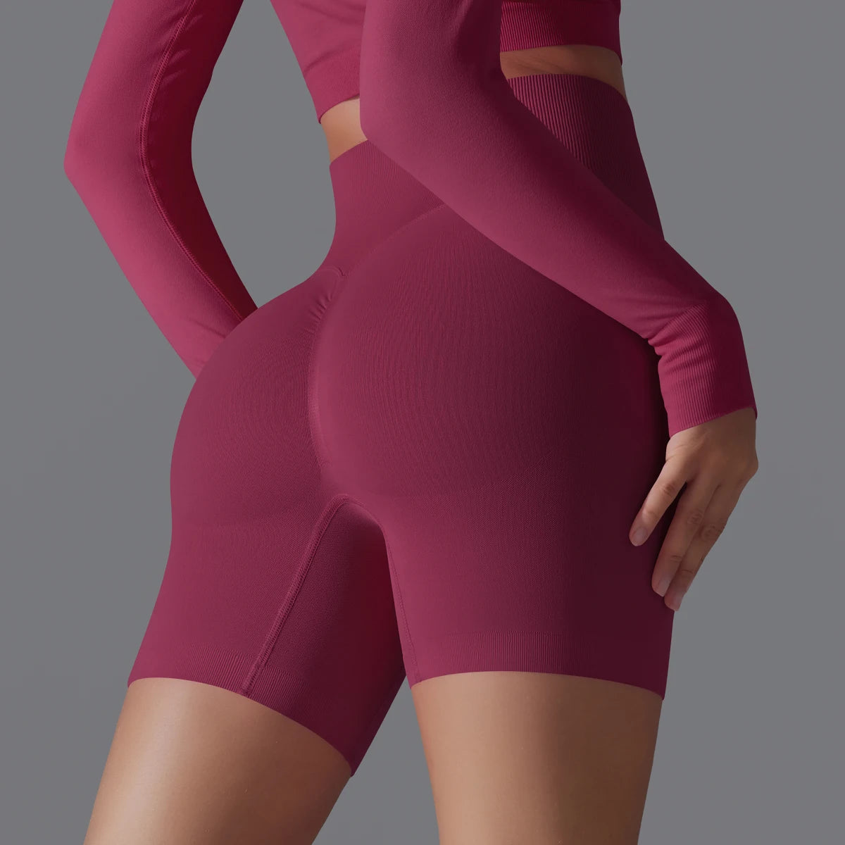 Seamless High-Waist Shorts