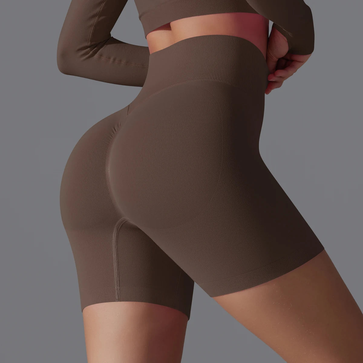 Seamless High-Waist Shorts