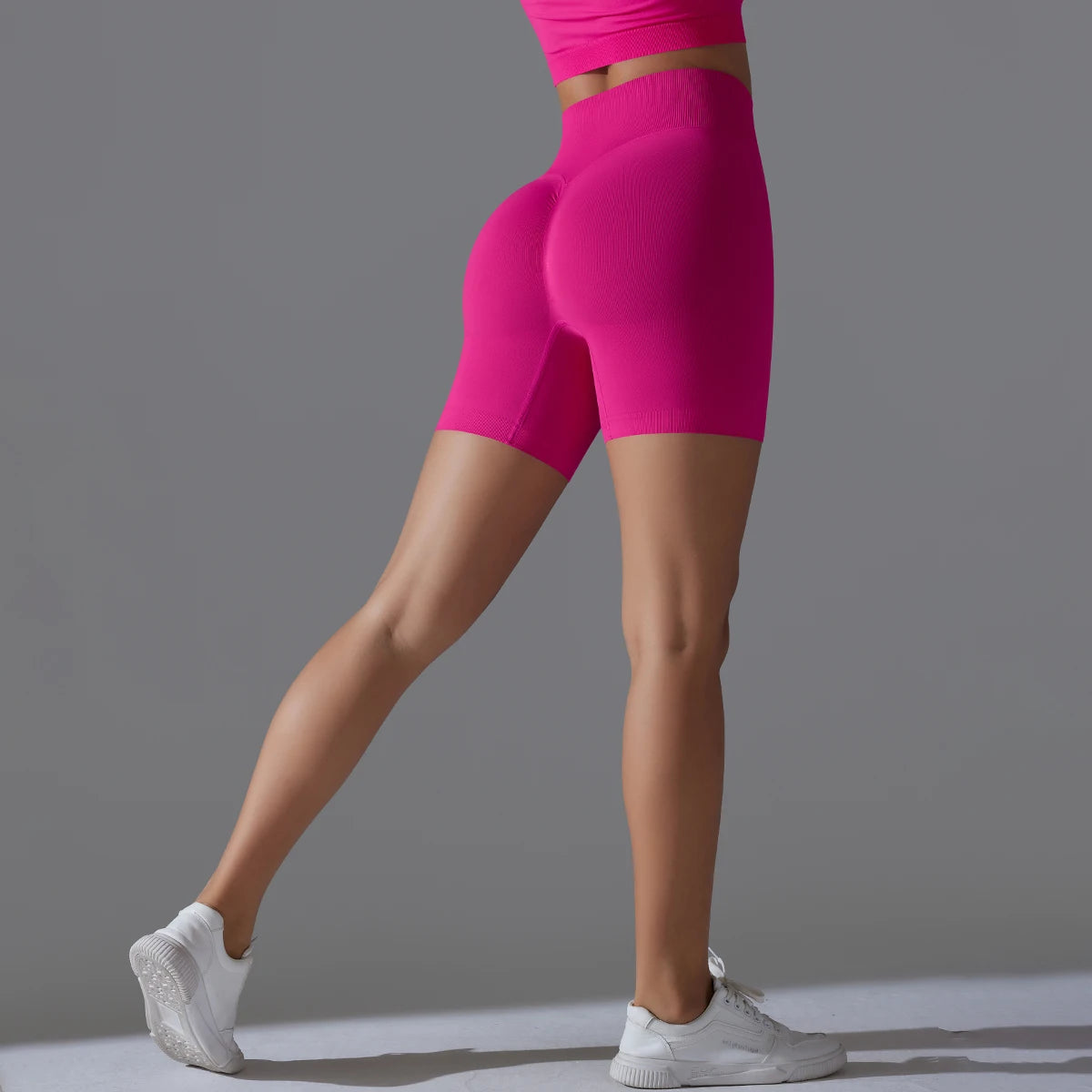 Seamless High-Waist Shorts