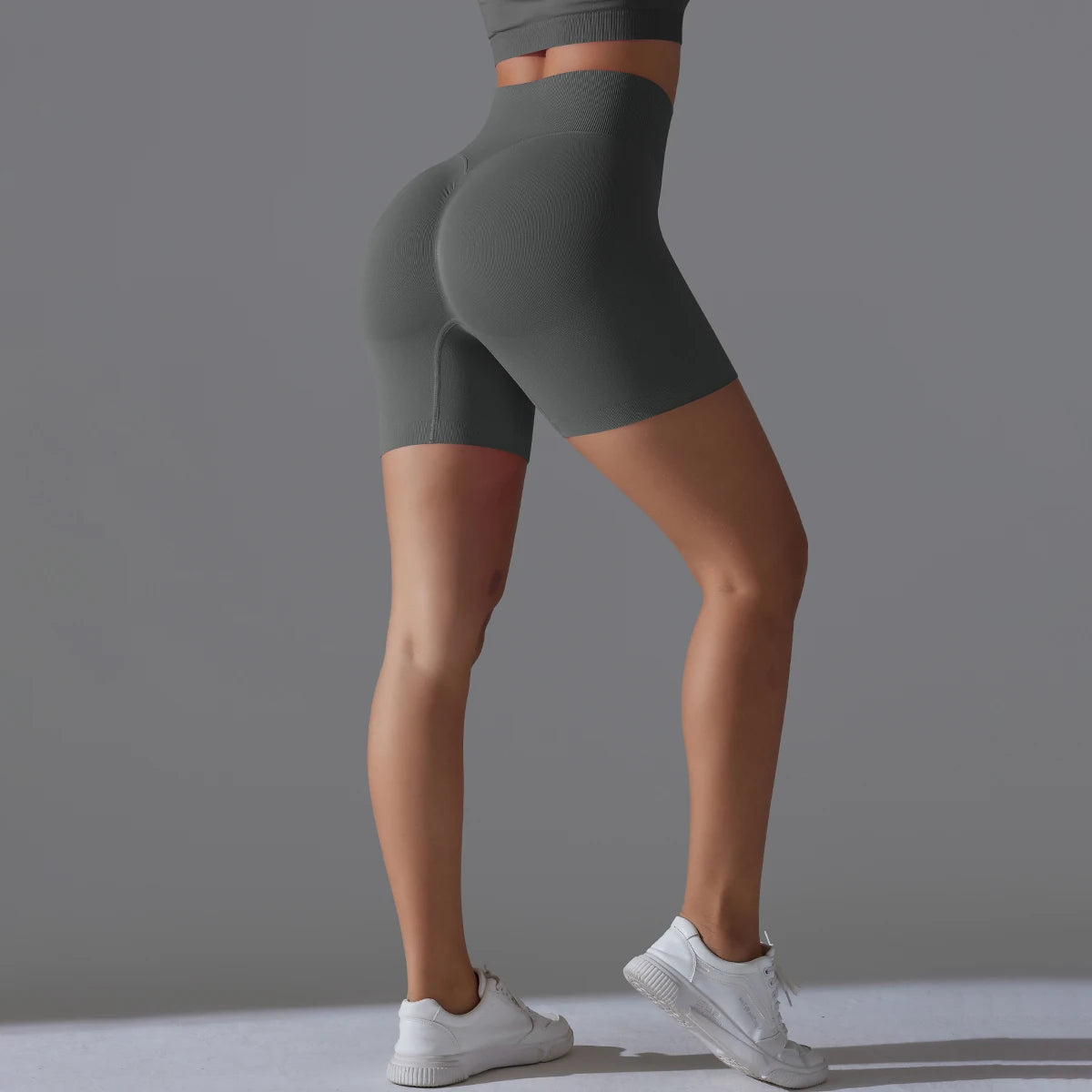 Seamless High-Waist Shorts