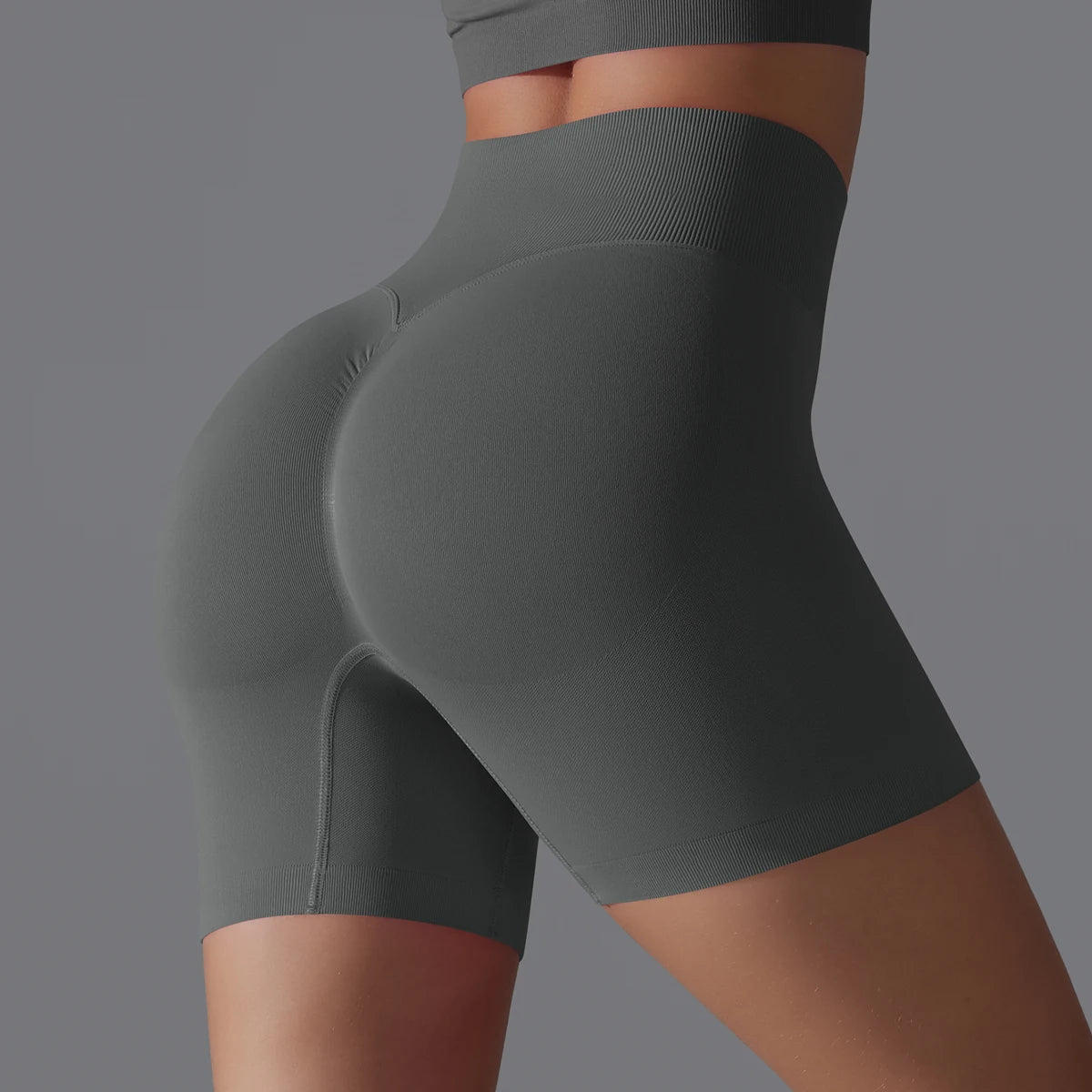 Seamless High-Waist Shorts