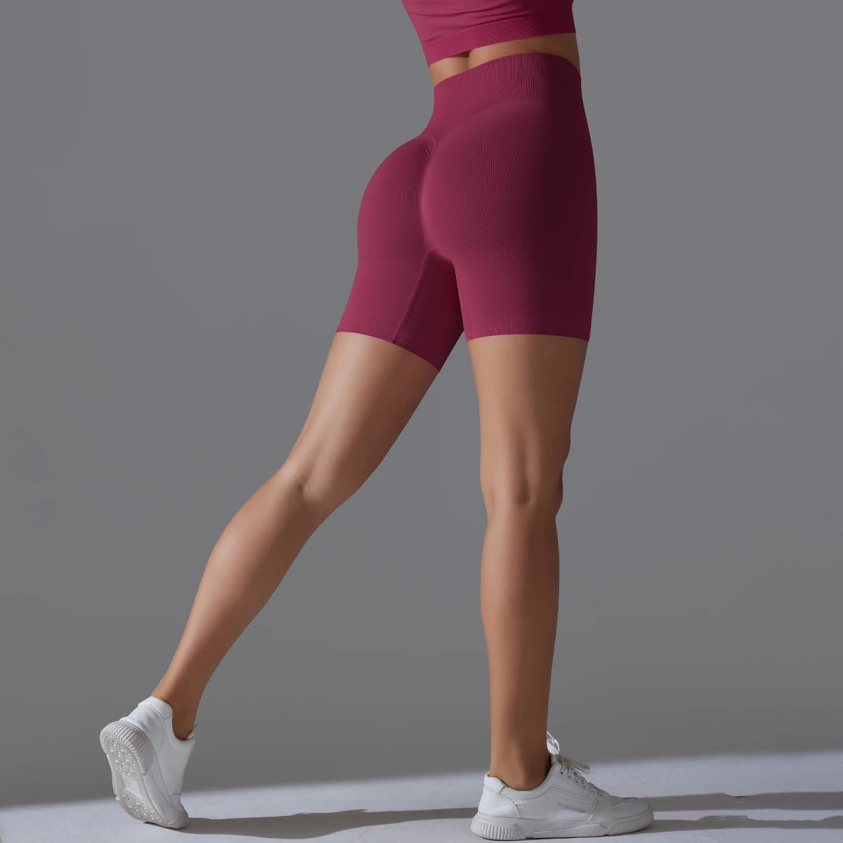 Seamless High-Waist Shorts