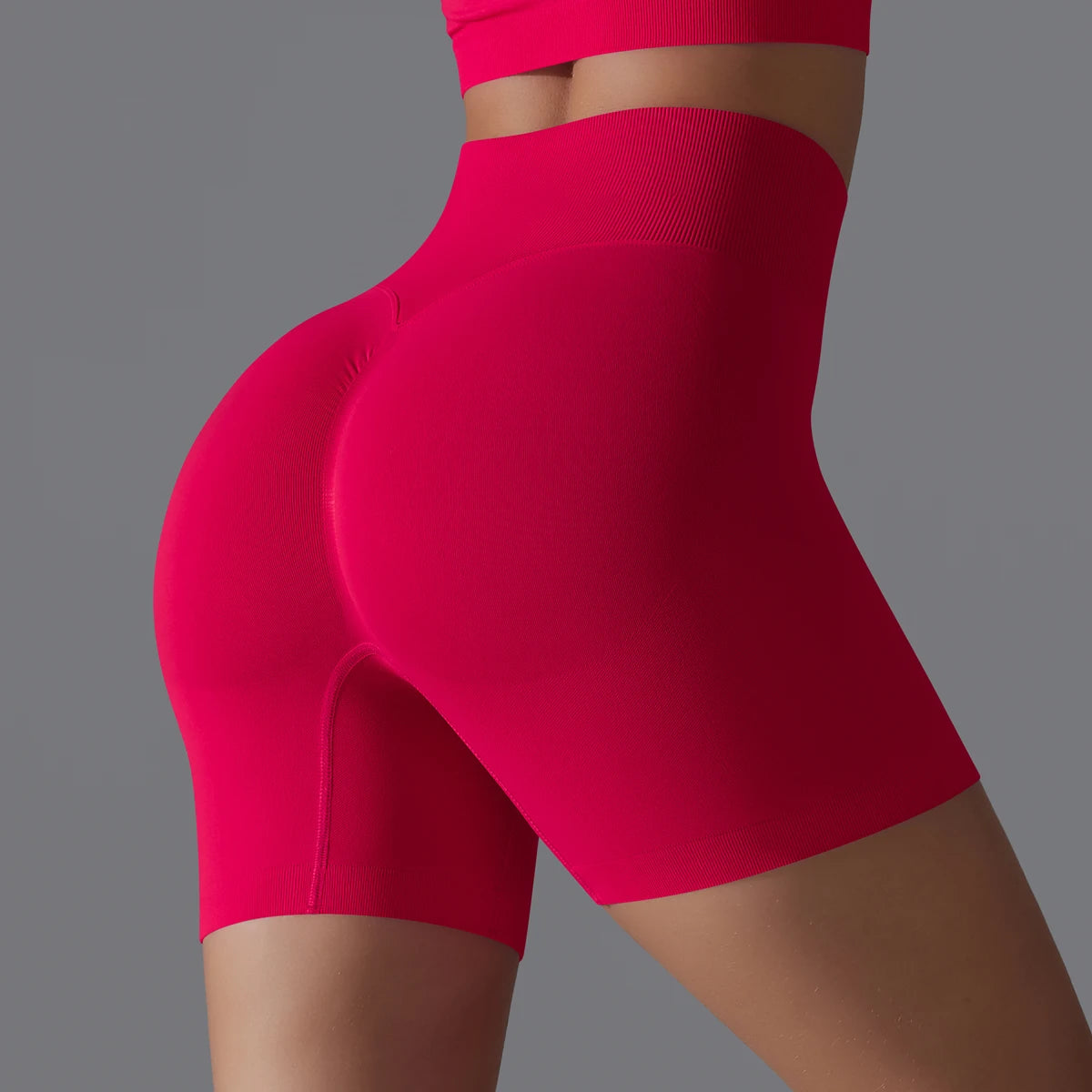 Seamless High-Waist Shorts