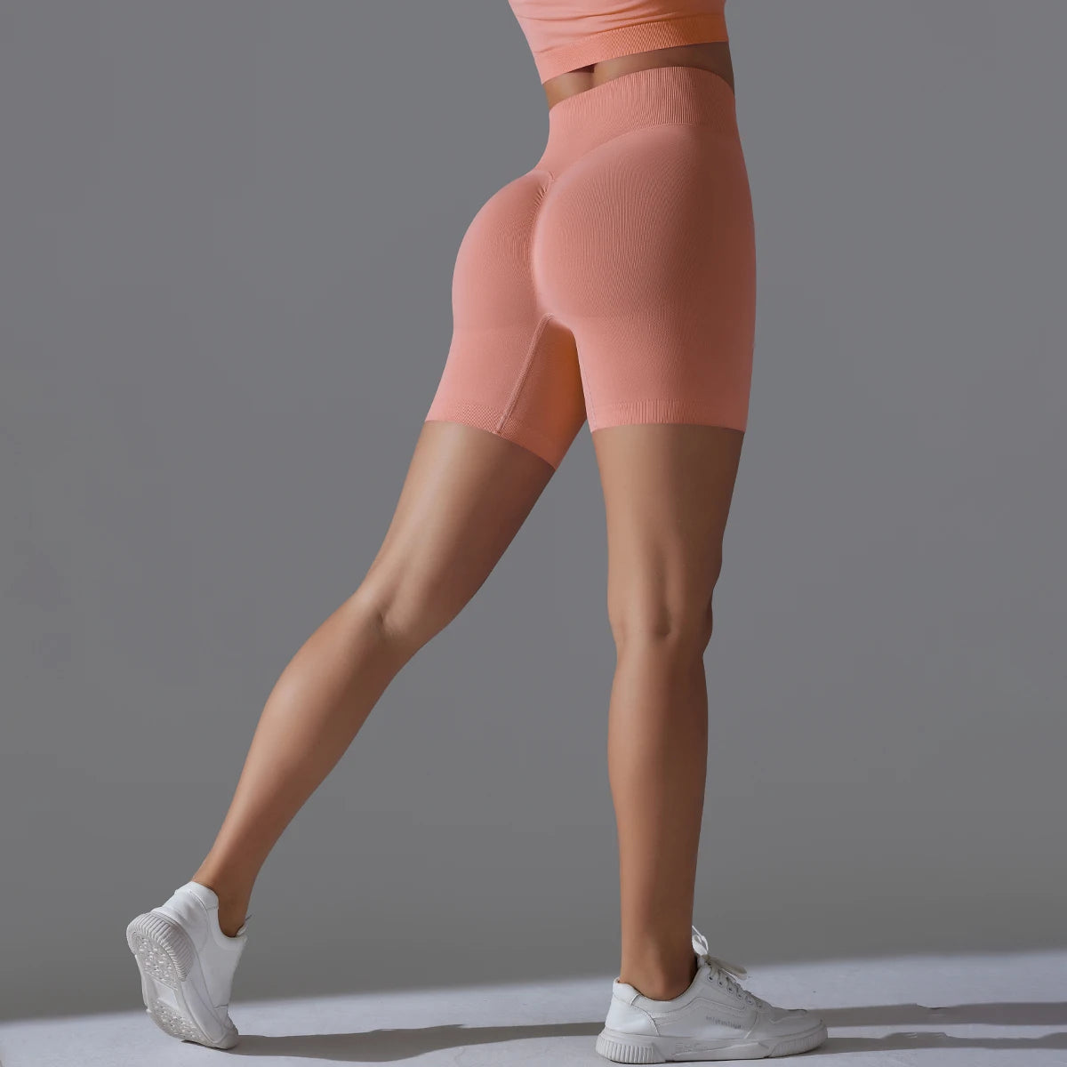 Seamless High-Waist Shorts