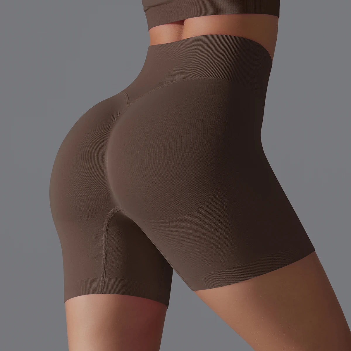 Seamless High-Waist Shorts