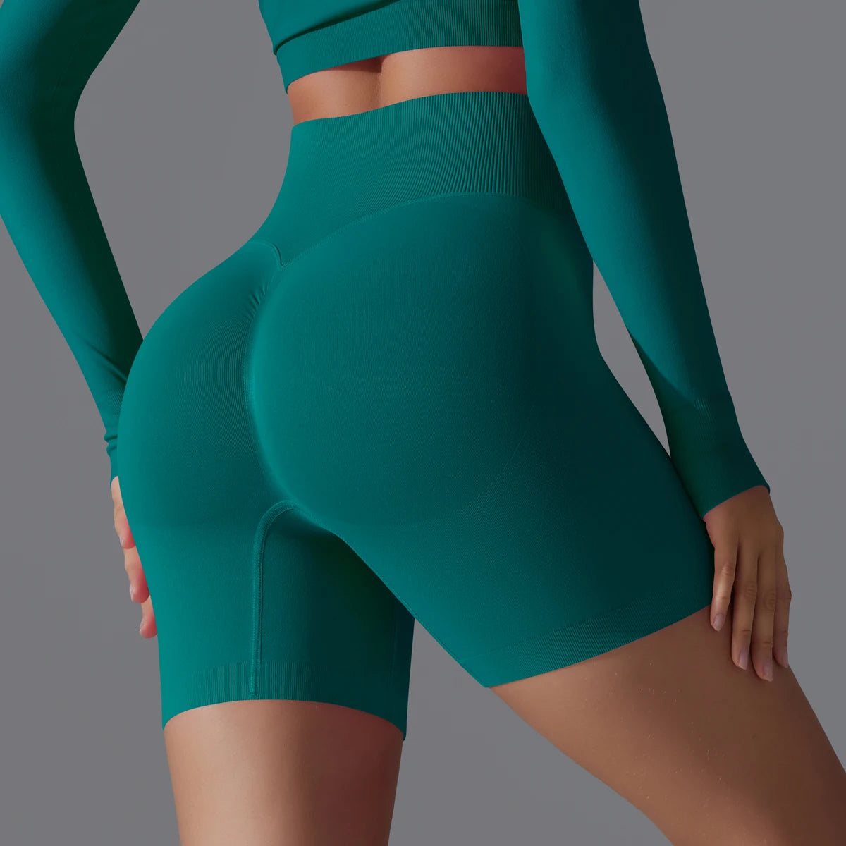 Seamless High-Waist Shorts