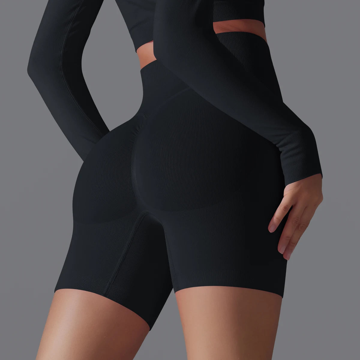 Seamless High-Waist Shorts