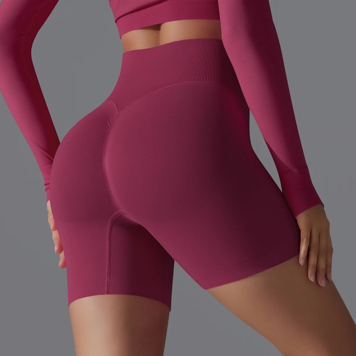 Seamless High-Waist Shorts