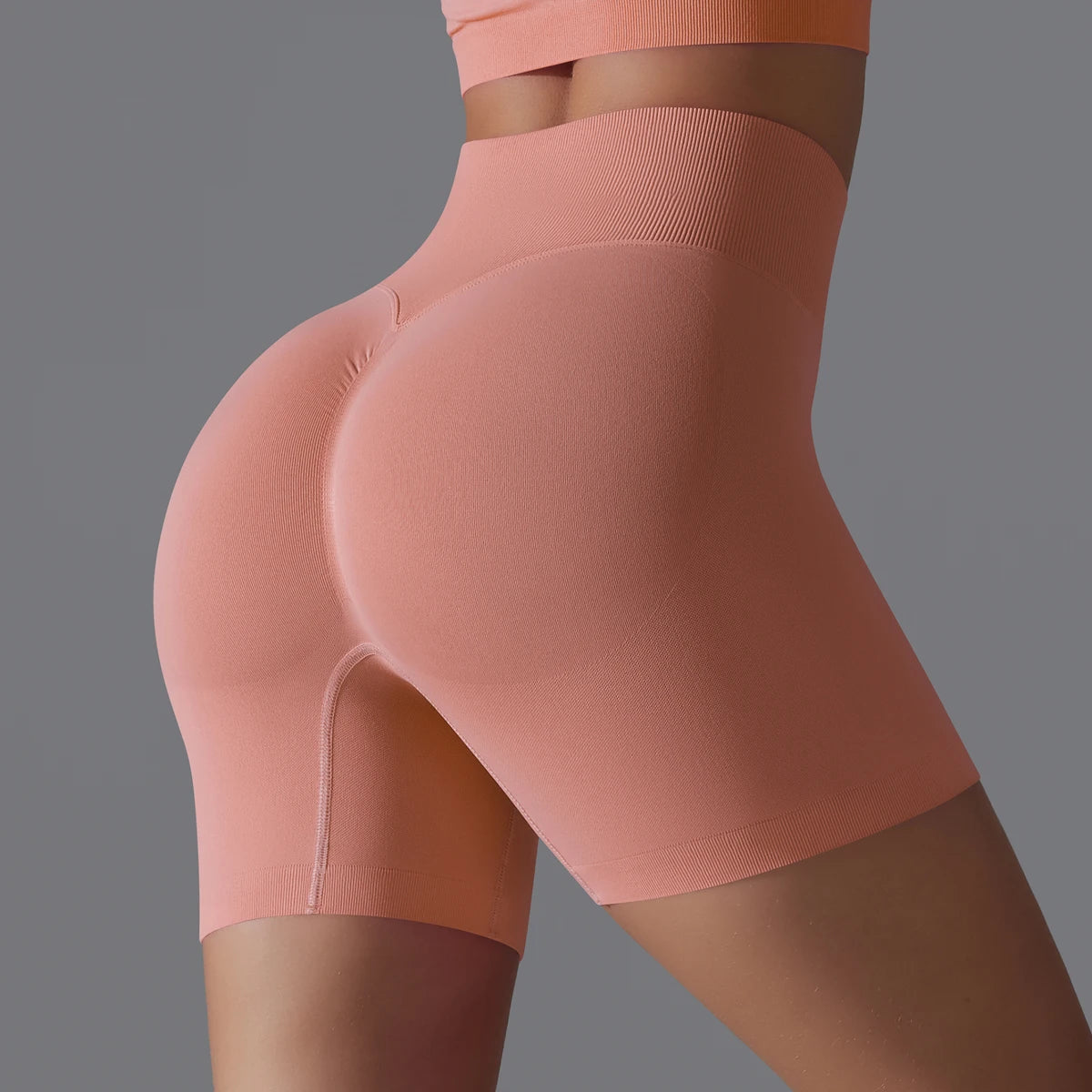 Seamless High-Waist Shorts