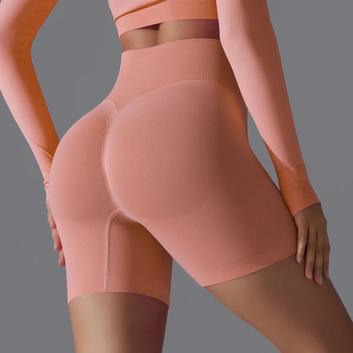 Seamless High-Waist Shorts