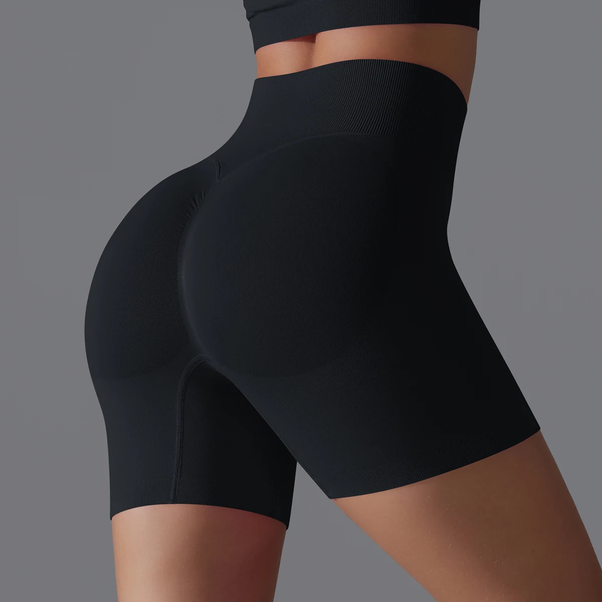 Seamless High-Waist Shorts