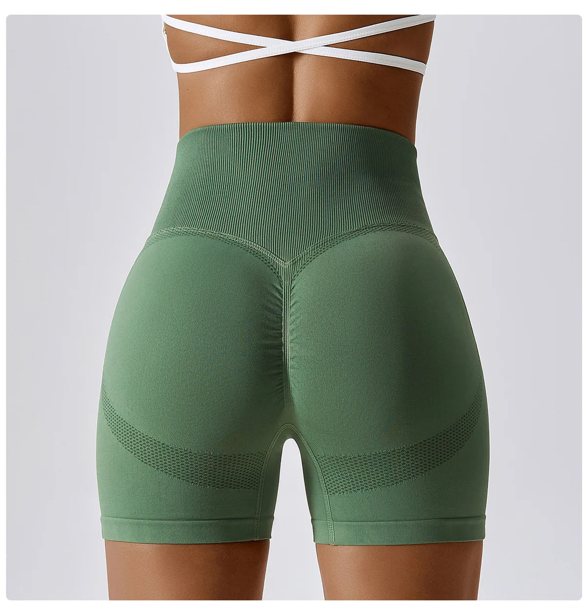 Seamless Scrunch Push Up Shorts