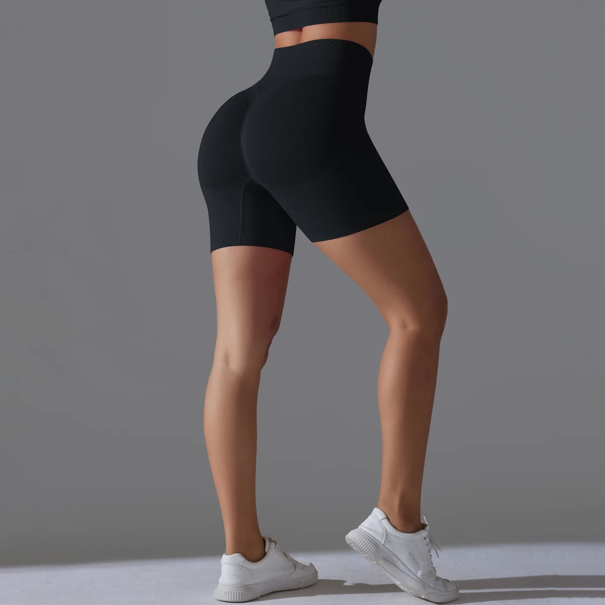 Seamless High-Waist Shorts