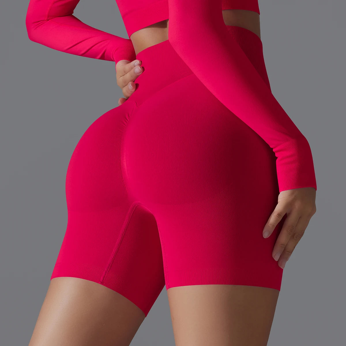Seamless High-Waist Shorts