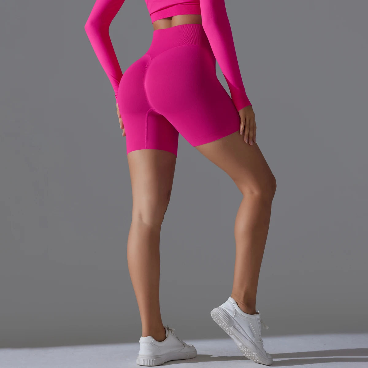 Seamless High-Waist Shorts