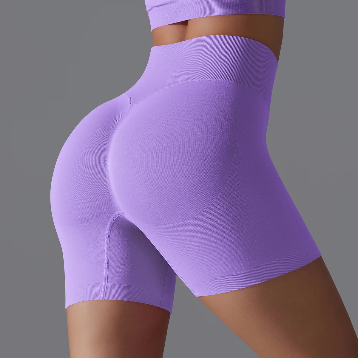 Seamless High-Waist Shorts - Yoga & Sports or Daily Wear