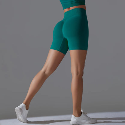 Seamless High-Waist Shorts - Yoga & Sports or Daily Wear