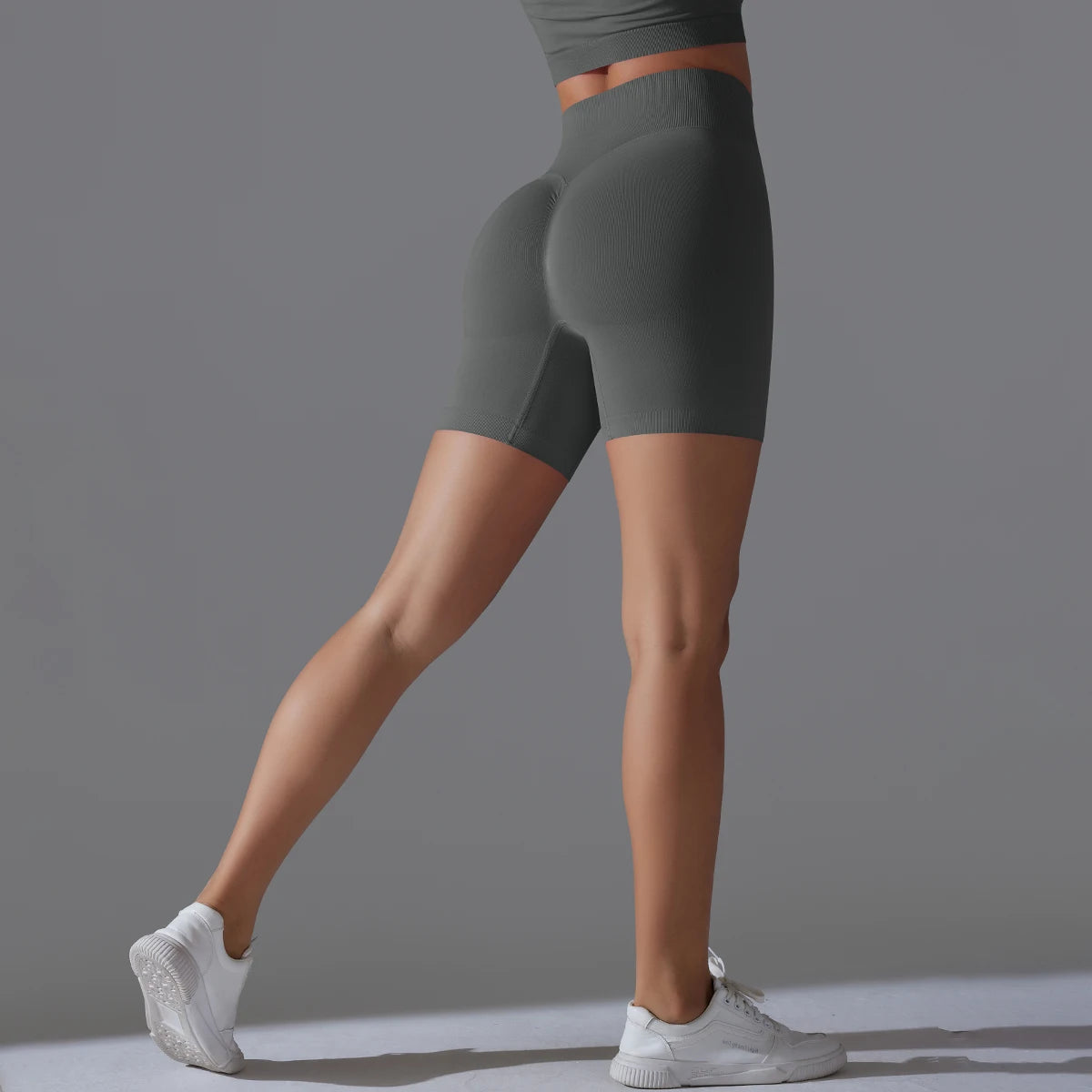 Seamless High-Waist Shorts - Yoga & Sports or Daily Wear