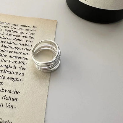 Luna Spiral Ring - Adjustable