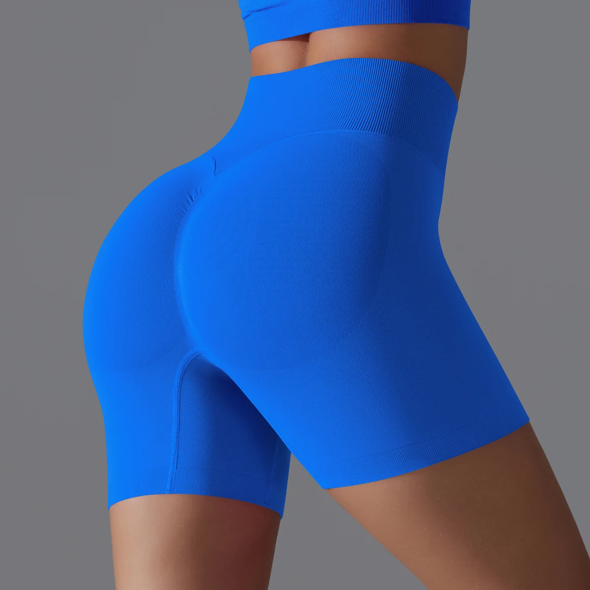 Seamless High-Waist Shorts - Yoga & Sports or Daily Wear