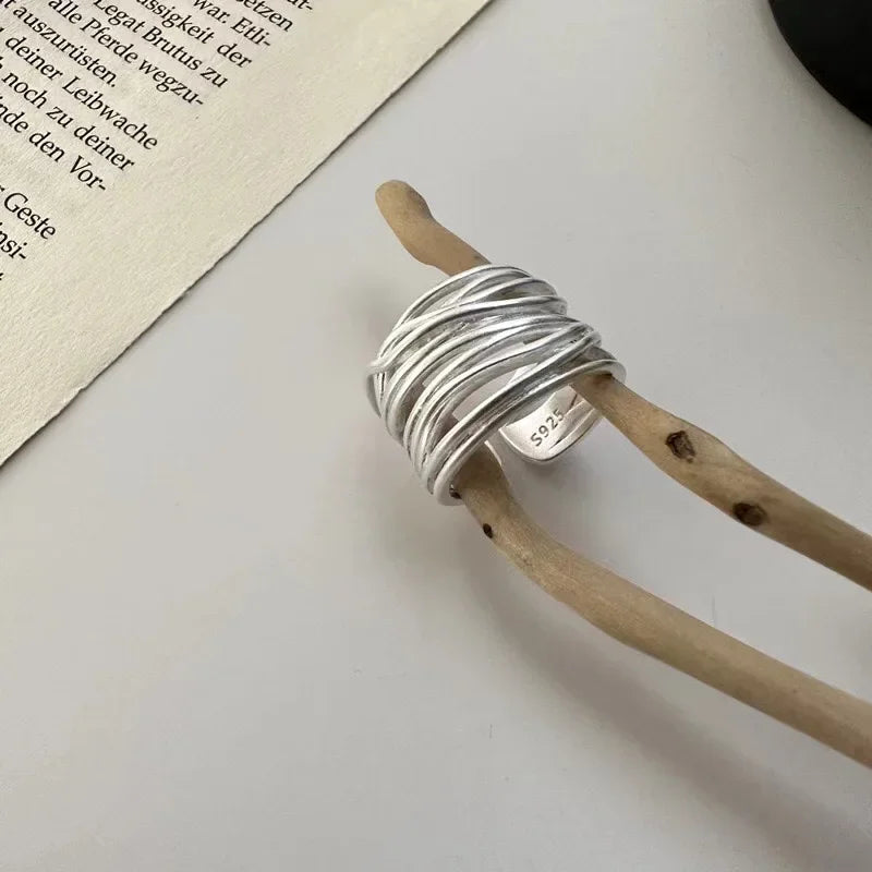 Luna Spiral Ring - Adjustable
