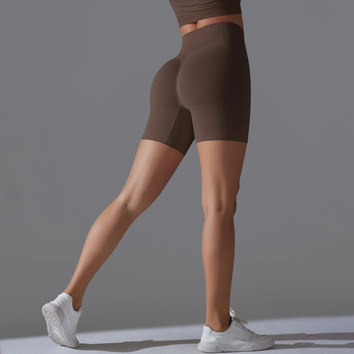 Seamless High-Waist Shorts - Yoga & Sports or Daily Wear