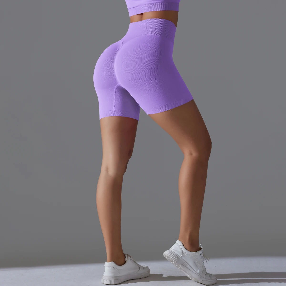 Seamless High-Waist Shorts - Yoga & Sports or Daily Wear