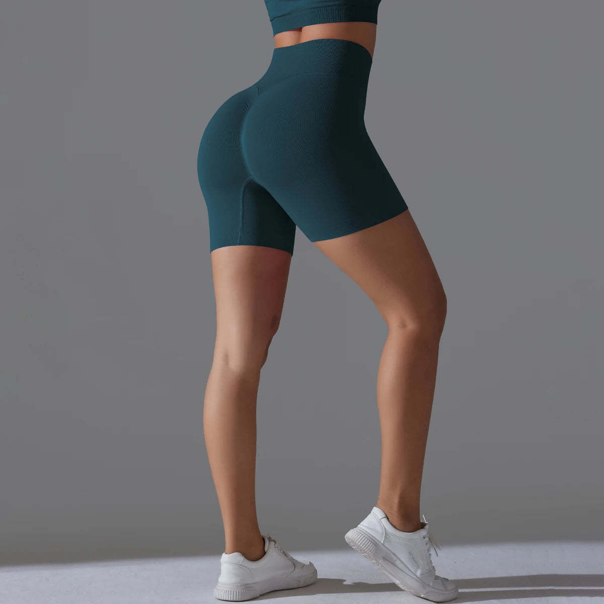 Seamless High-Waist Shorts - Yoga & Sports or Daily Wear