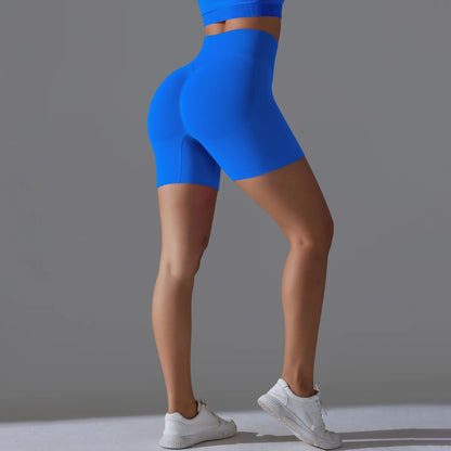 Seamless High-Waist Shorts - Yoga & Sports or Daily Wear