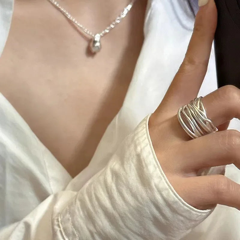 Luna Spiral Ring - Adjustable