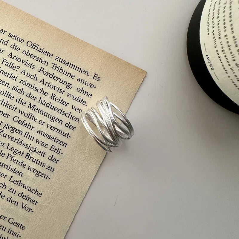 Luna Spiral Ring - Adjustable