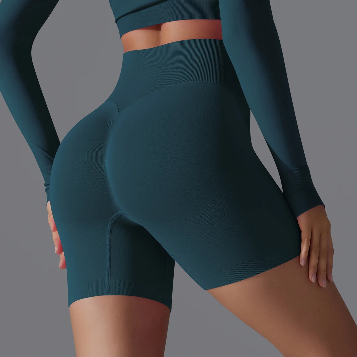 Seamless High-Waist Shorts - Yoga & Sports or Daily Wear