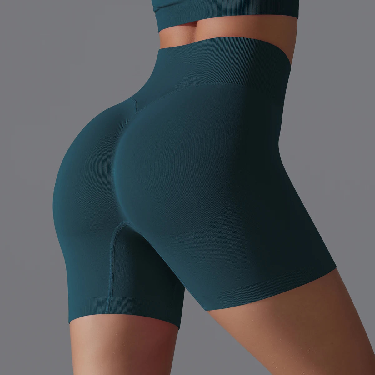 Seamless High-Waist Shorts - Yoga & Sports or Daily Wear