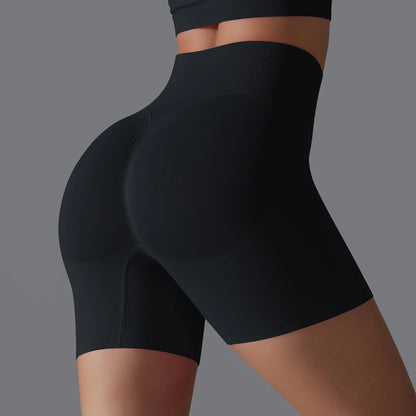 Seamless High-Waist Shorts - Yoga & Sports or Daily Wear