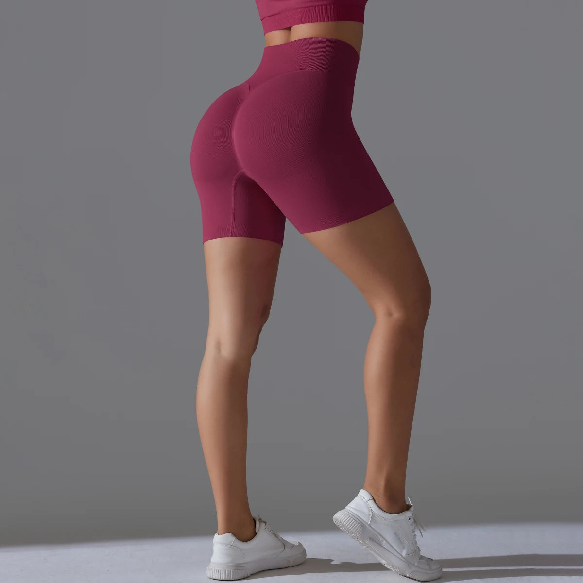 Seamless High-Waist Shorts - Yoga & Sports or Daily Wear