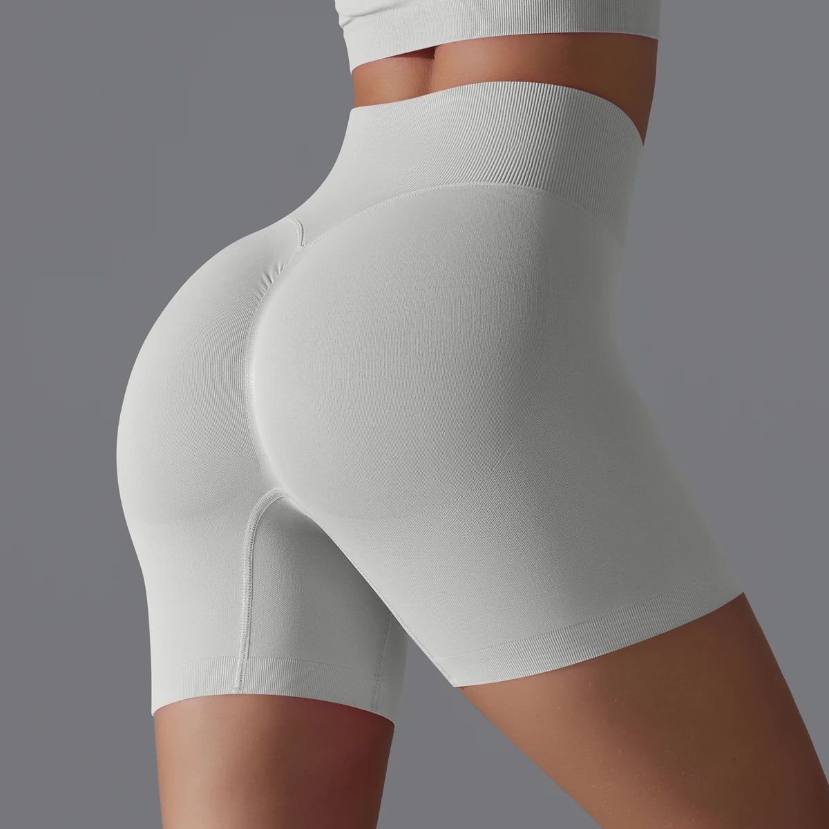 Seamless High-Waist Shorts - Yoga & Sports or Daily Wear