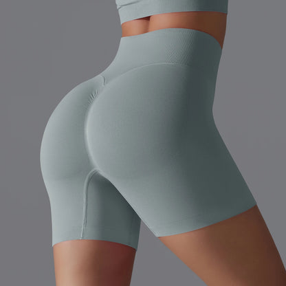 Seamless High-Waist Shorts - Yoga & Sports or Daily Wear