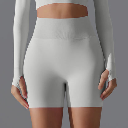 Seamless High-Waist Shorts - Yoga & Sports or Daily Wear