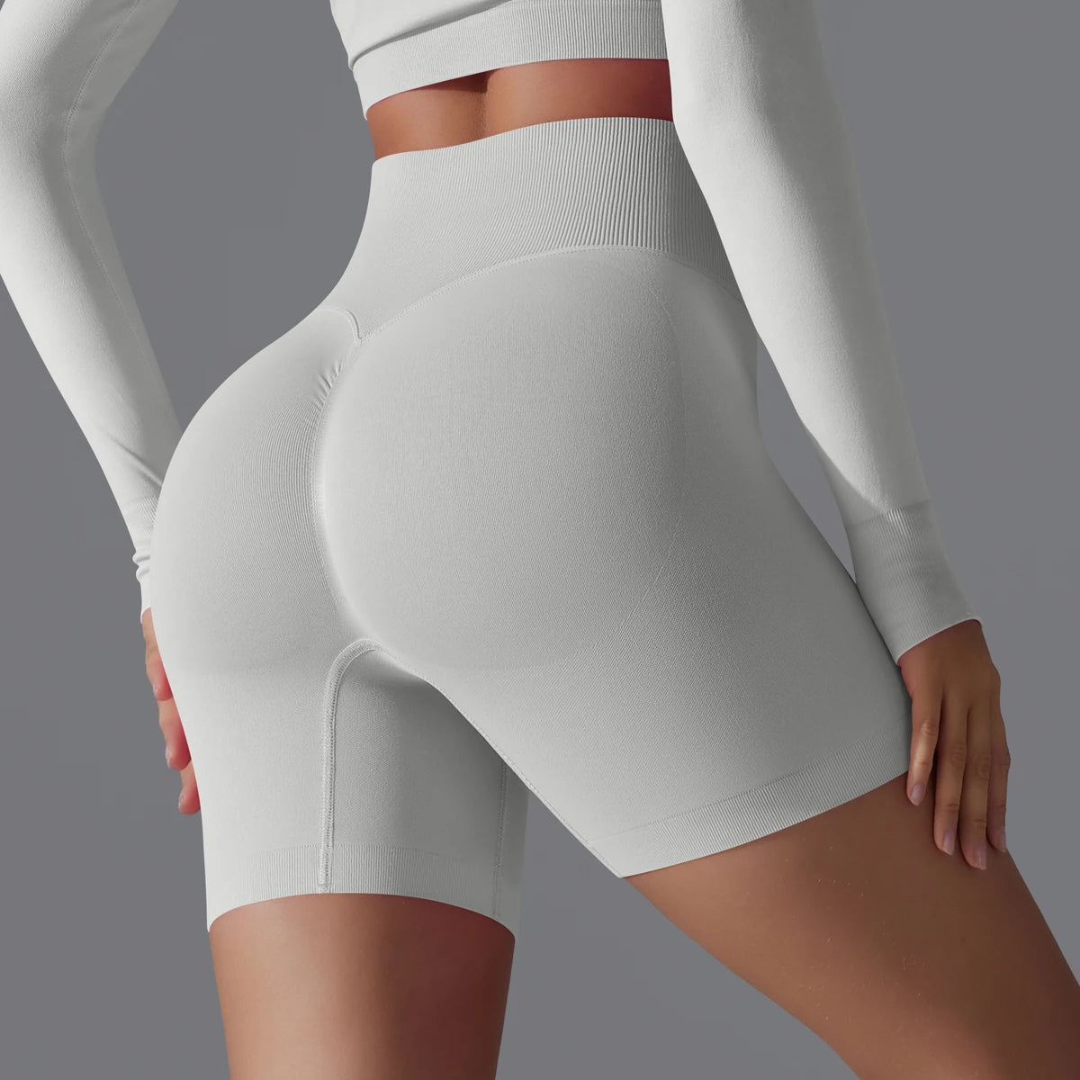 Seamless High-Waist Shorts - Yoga & Sports or Daily Wear