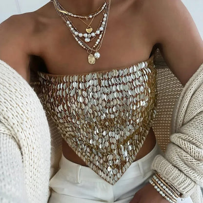 Coral Dreams Backless Top